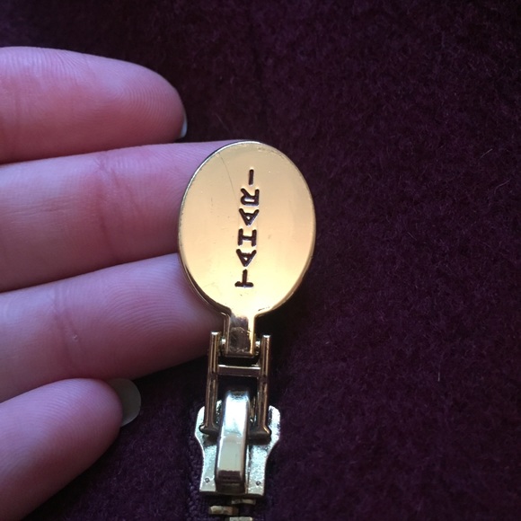 Tahari wool blend ruffle coat - Picture 8 of 8